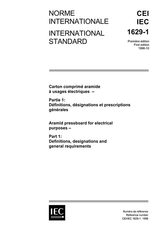 Cover IEC 61629-1:1996
